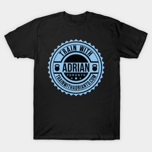 Blue on Black T-Shirt